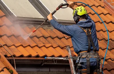 Démoussage et hydrofuge de toiture à Andelaroche